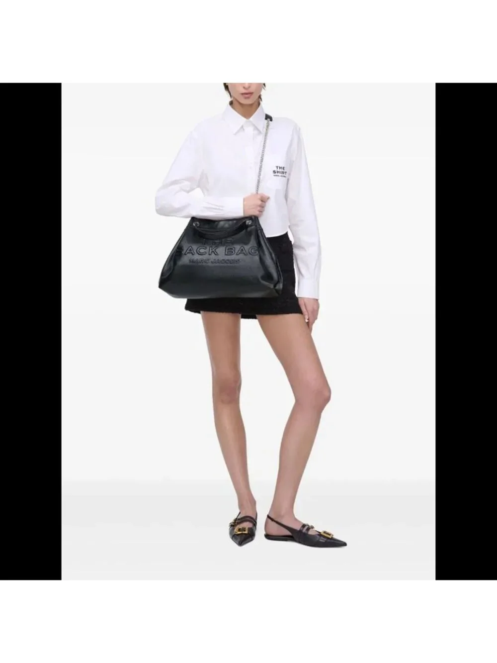 Marc Jacobs The Large Chain Sack Bag Black OS